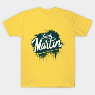 Saint Martin (with White Lettering) T-Shirt